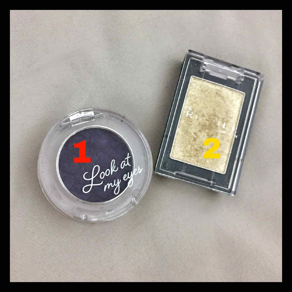 シャイニーオン パウダーアイカラー/リンメル ロンドン/単色アイシャドウを使ったクチコミ（3枚目）