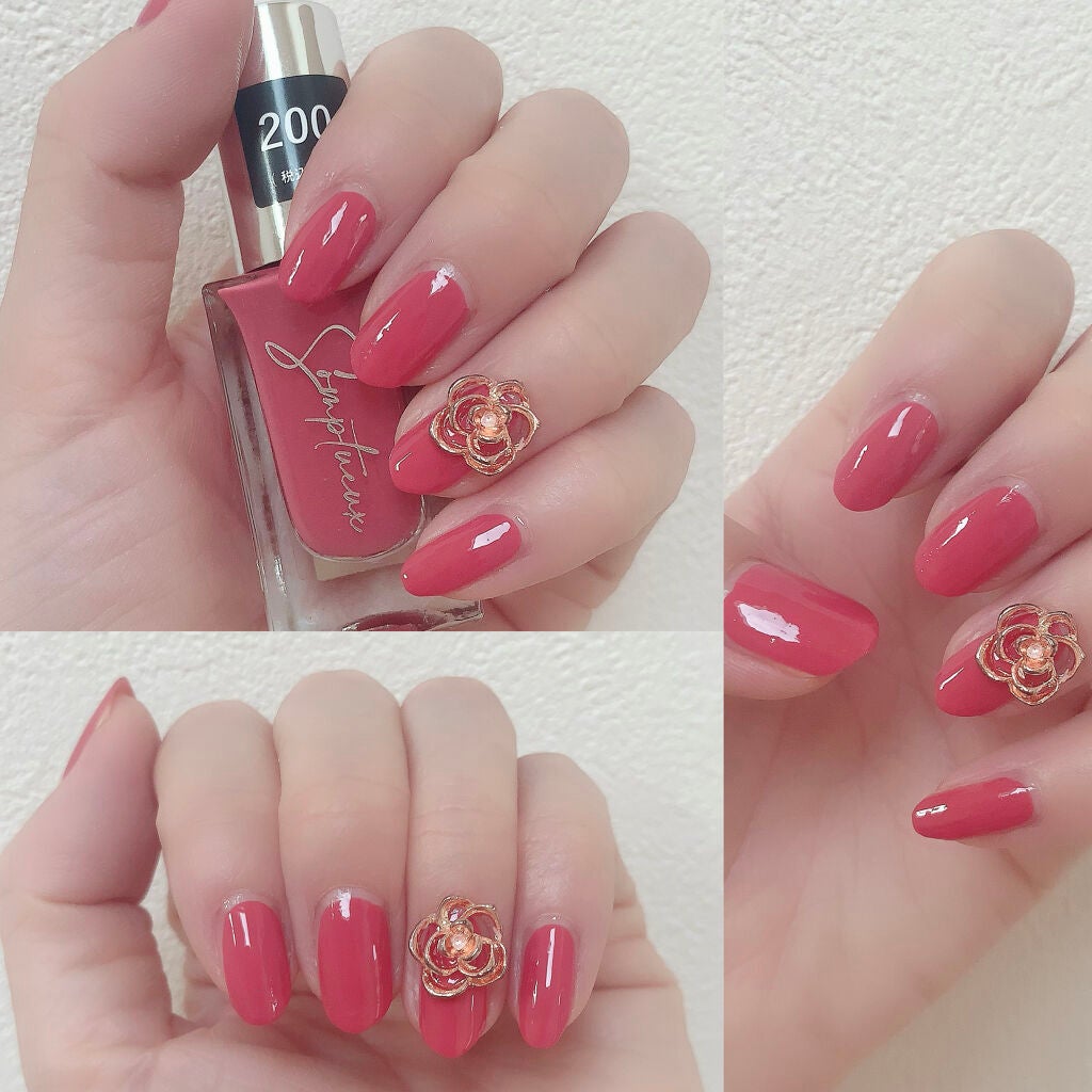 Somptueux(ソンプチュー) ネイルポリッシュ/DAISO/マニキュアを使ったクチコミ(3枚目)