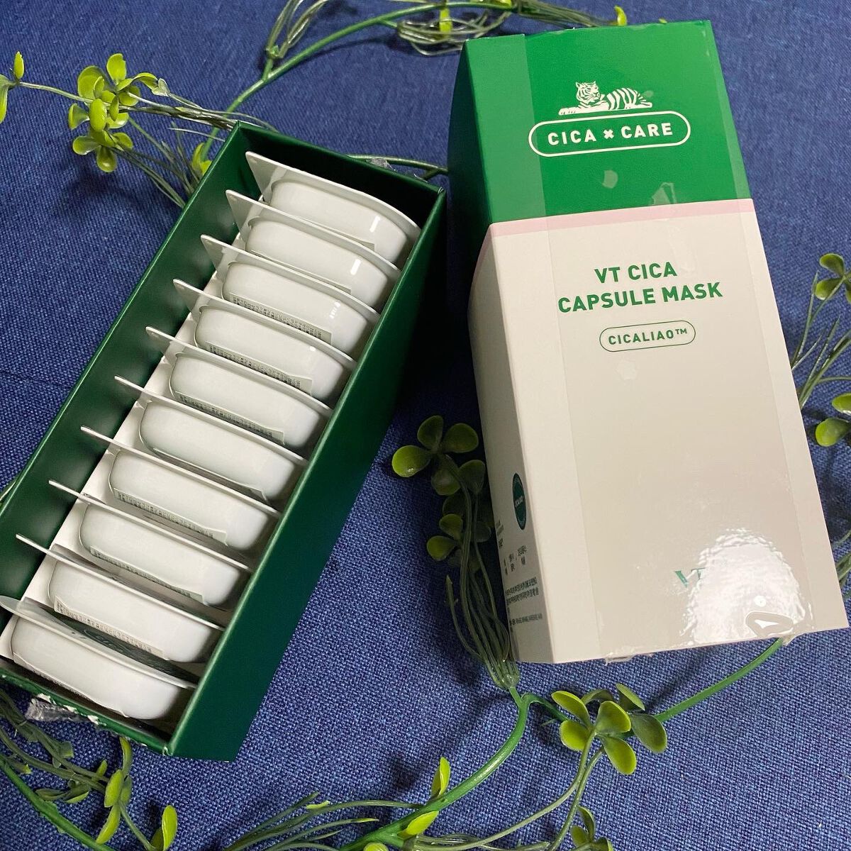 CICA カプセルマスク/VT/洗い流すパック・マスクを使ったクチコミ(1枚目)