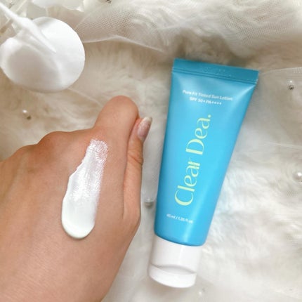 ピュアフィットティンテッドサンローション/ClearDea./日焼け止めローションを使ったクチコミ(5枚目)