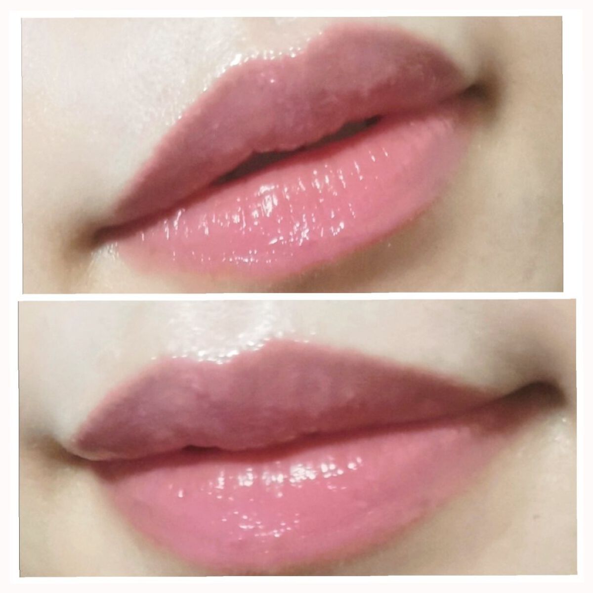 ラスティンググロスリップ/CEZANNE/口紅を使ったクチコミ（2枚目）