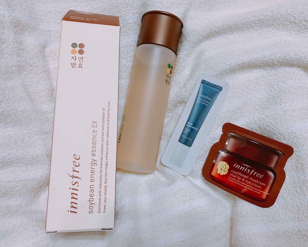 ソイビーン エネルギー エッセンス /innisfree/ブースター・導入液を使ったクチコミ（2枚目）