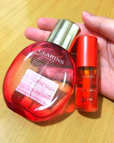 フィックス メイクアップ/CLARINS/ミスト状化粧水を使ったクチコミ（1枚目）