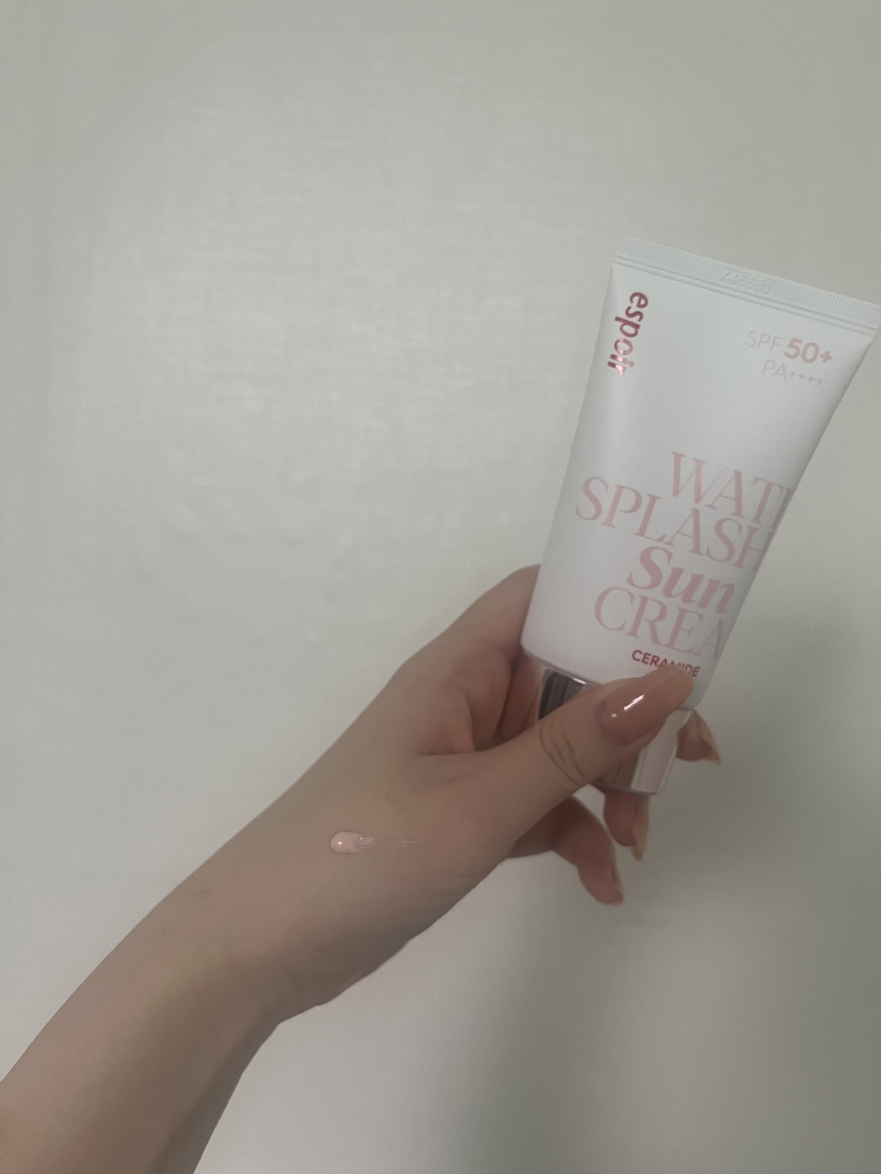 ウォータースプラッシュサンクリーム セラミド/espoir/日焼け止めクリームを使ったクチコミ（2枚目）