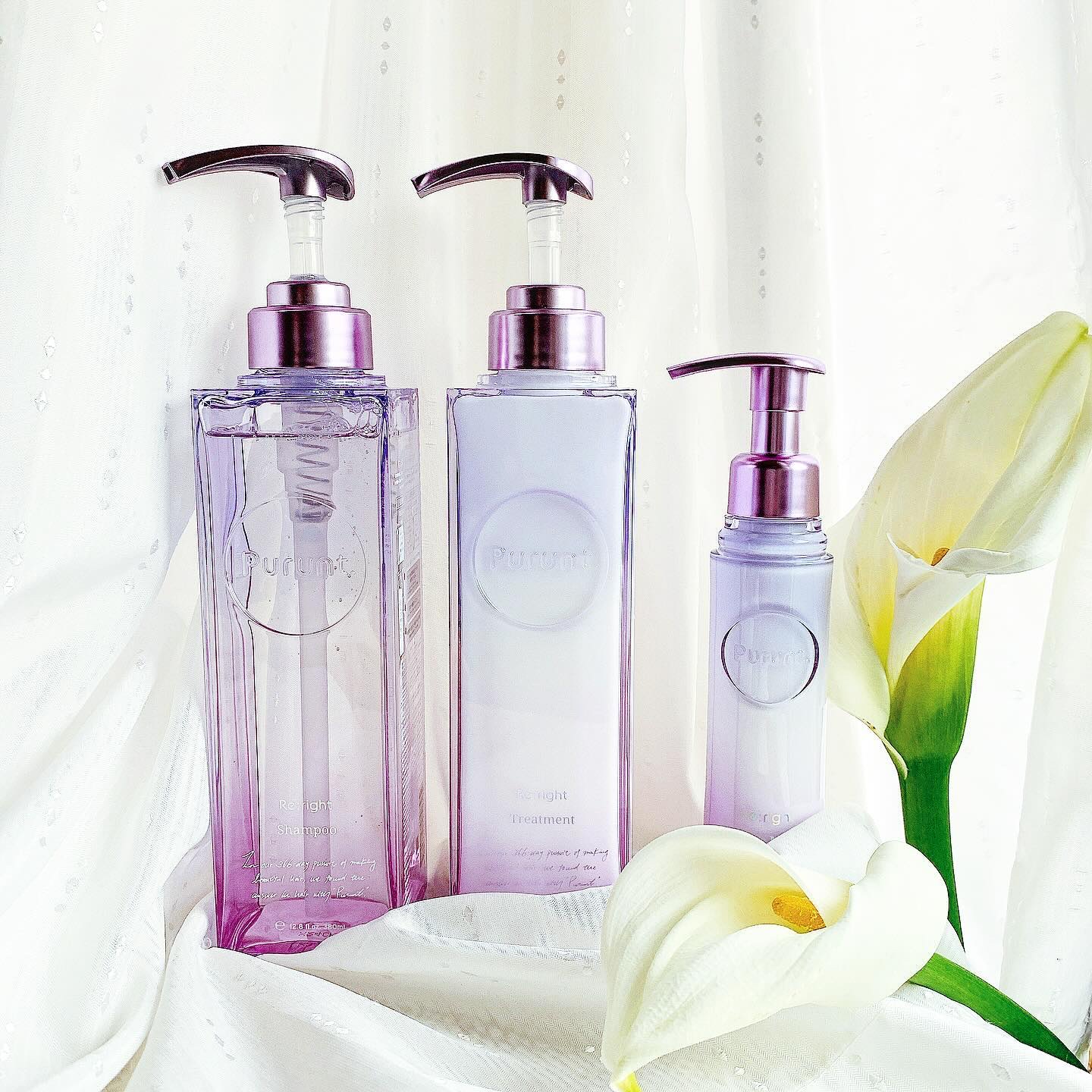 プルント　リライト美容液ヘアミルクに星4個の評価をつけました
プルント　リライト美容液シャンプー／トリートメントに星4個の評価をつけました