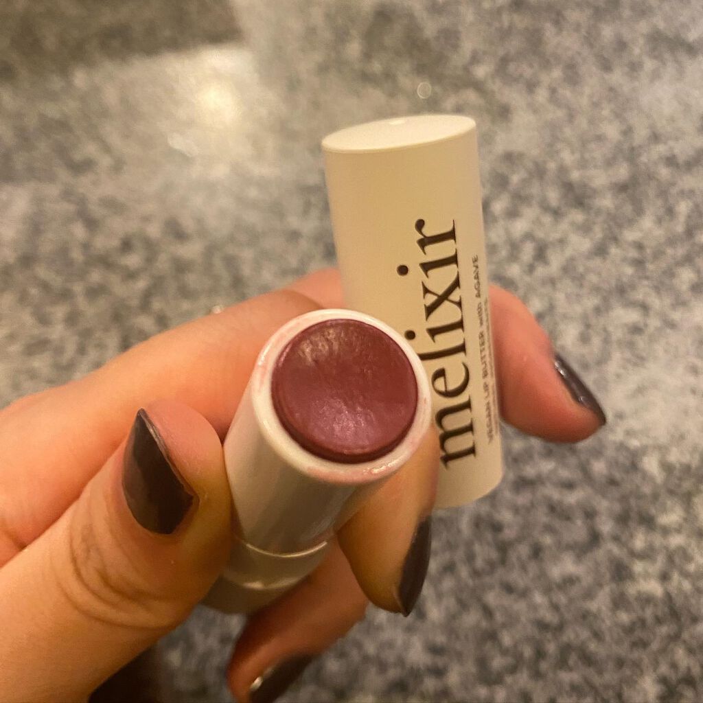 ヴィーガンリップバター 11 Autumn Rain/melixir/リップバームを使ったクチコミ（2枚目）