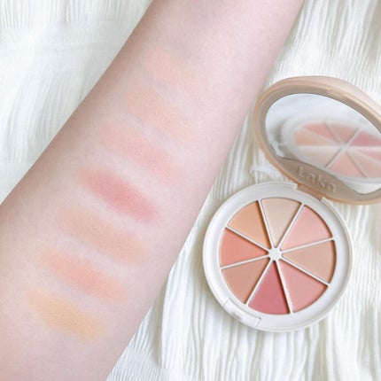 ミドルトーンアイシャドウコレクターパレット/Laka/アイシャドウパレットを使ったクチコミ(4枚目)