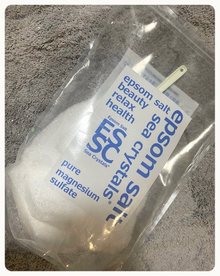 シークリスタルス エプソムソルト オリジナル/sea crystals/無機塩系入浴剤を使ったクチコミ(1枚目)