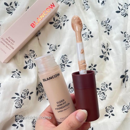 エルダースキンフィットファンデーション/BLANCOW/リキッドファンデーションを使ったクチコミ(6枚目)
