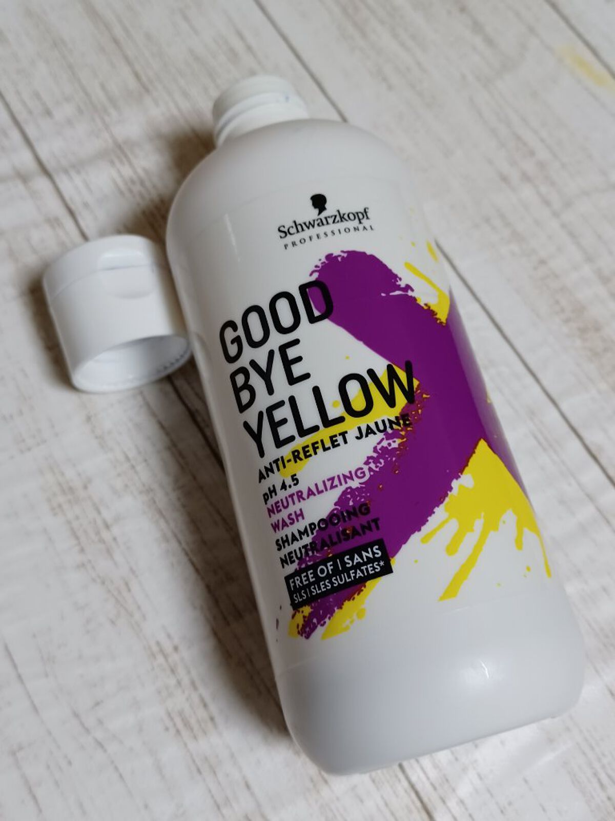 グッバイ イエロー カラーシャンプー/シュワルツコフ プロフェッショナル/市販シャンプーを使ったクチコミ（1枚目）