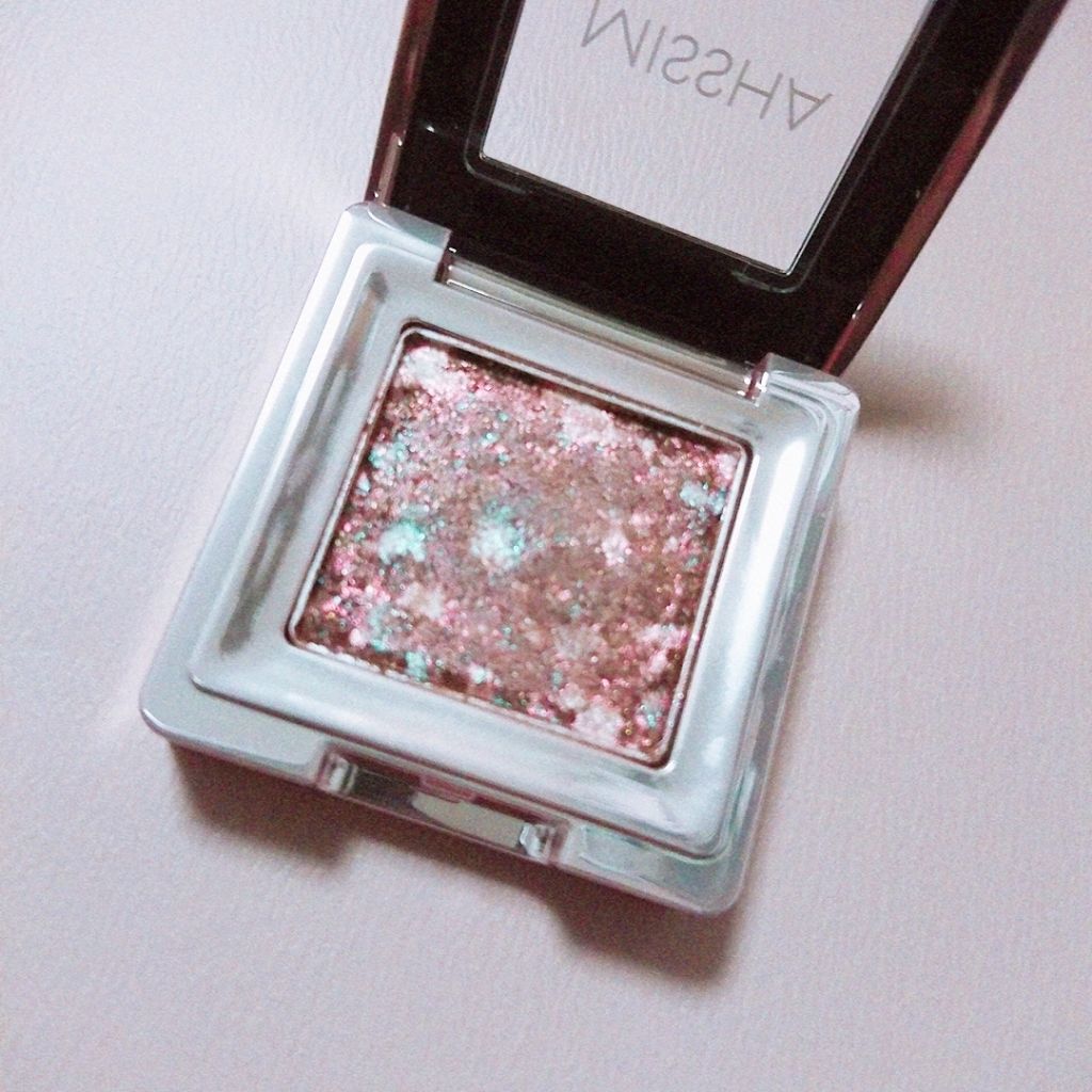 グリッタープリズム シャドウ/MISSHA/グリッターを使ったクチコミ（2枚目）