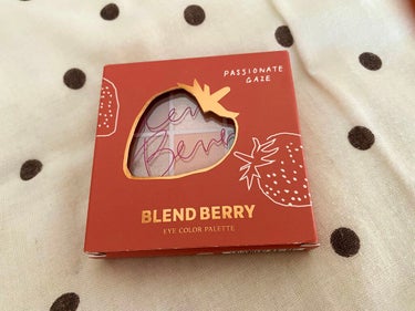 オーラクリエイション/BLEND BERRY/アイシャドウパレットを使ったクチコミ（1枚目）