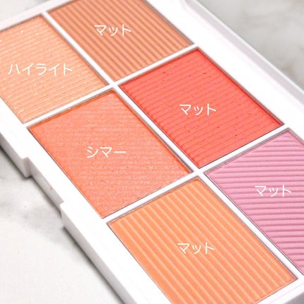 ブラッシュ&コントロール6カラーチークパレット リミテッドエディション/1028/パウダーチークを使ったクチコミ(3枚目)