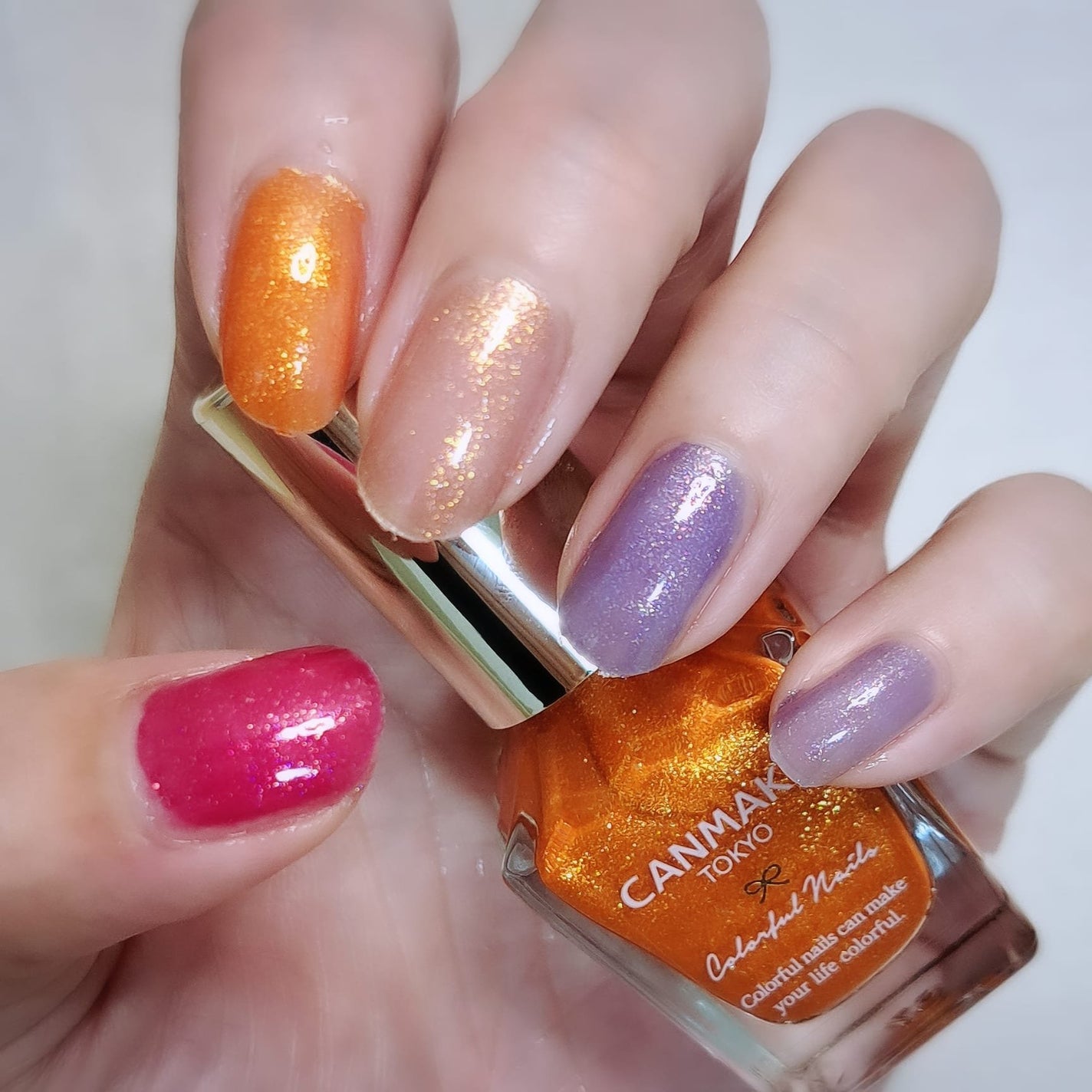 カラフルネイルズ/キャンメイク/マニキュアを使ったクチコミ(1枚目)