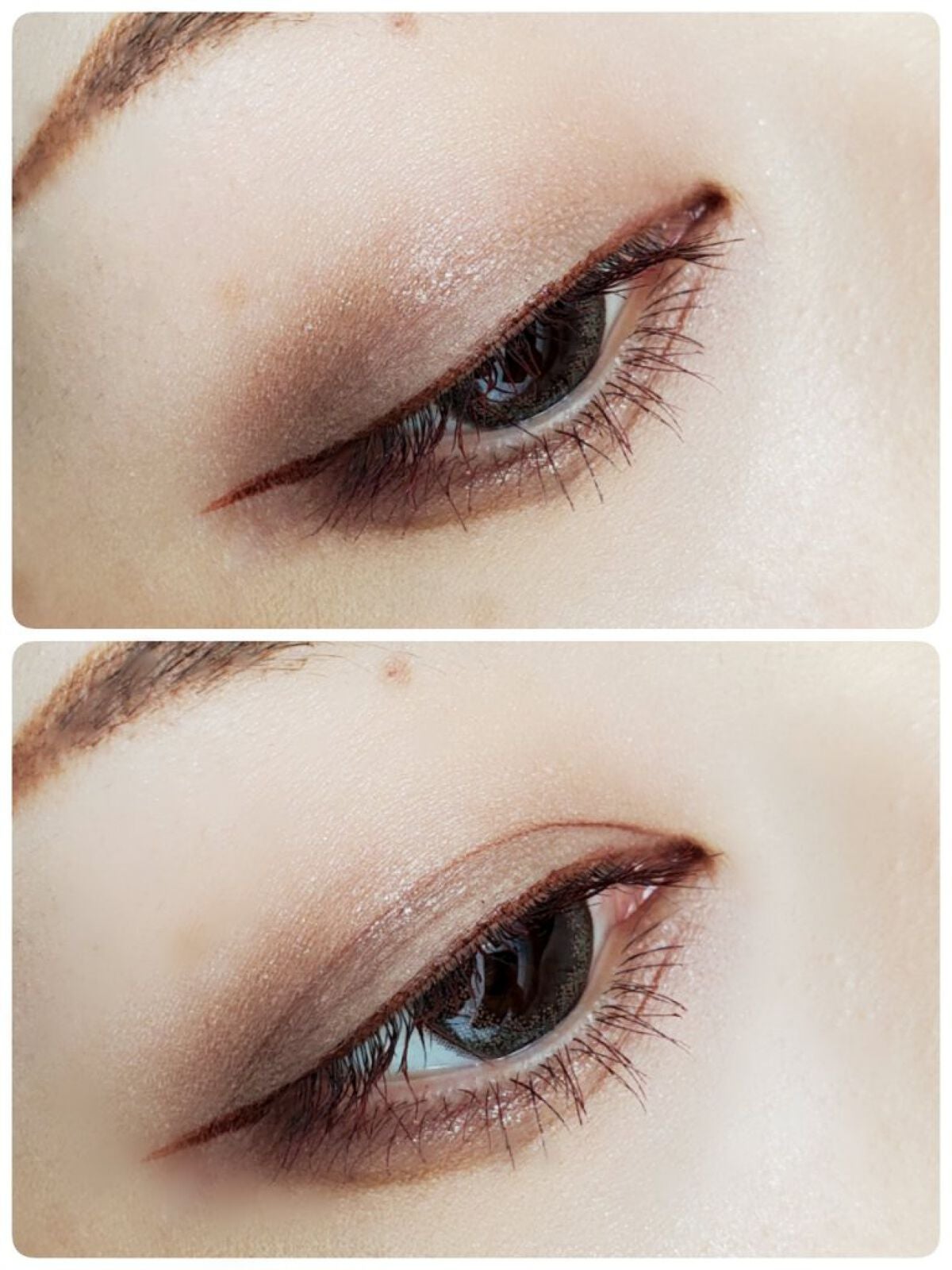 「密着アイライナー」ショート筆リキッド/デジャヴュ/リキッドアイライナーを使ったクチコミ(3枚目)