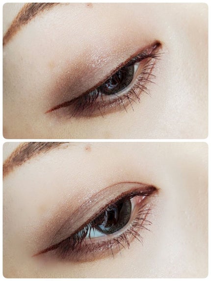 「密着アイライナー」ショート筆リキッド/デジャヴュ/リキッドアイライナーを使ったクチコミ(3枚目)