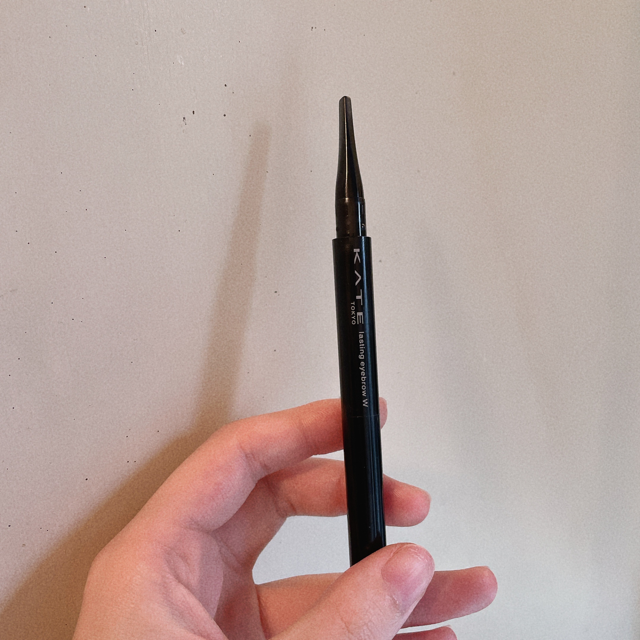 ラスティングデザインアイブロウW (スクエア)/KATE/アイブロウペンシルを使ったクチコミ（2枚目）