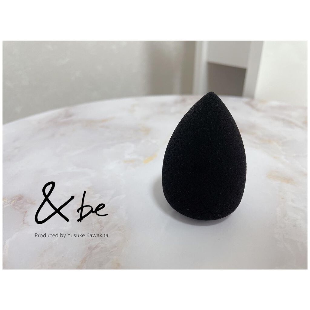 &be ブラックスポンジ/&be/パフ・スポンジを使ったクチコミ(1枚目)