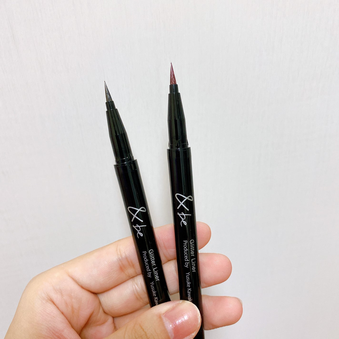 グリッター ライナー/&be/リキッドアイライナーを使ったクチコミ(2枚目)