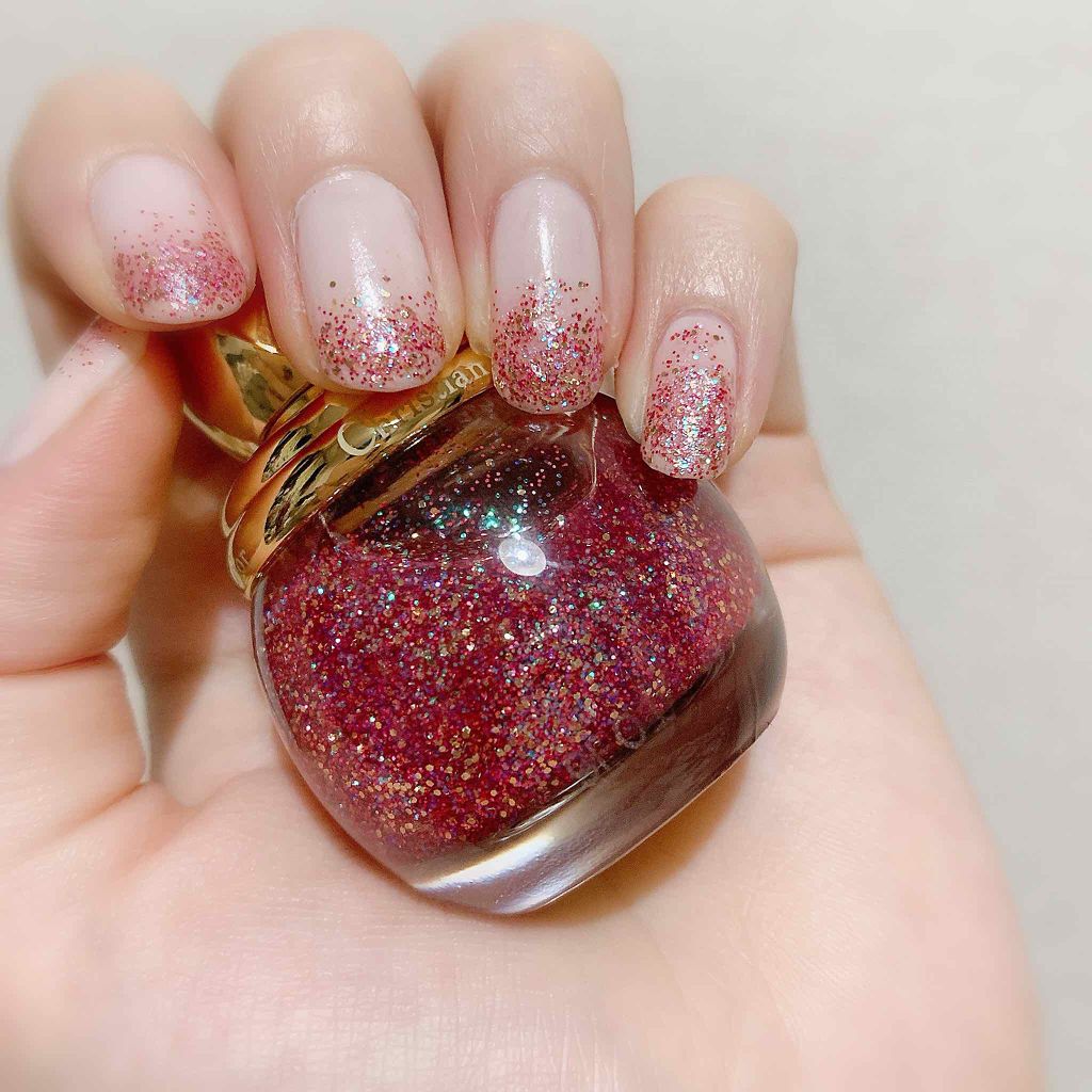 ディオリフィック グリッター トップ コート/Dior/ネイルトップコートを使ったクチコミ（2枚目）