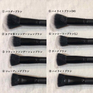 27 Pieces Makeup Brush Set/DUcare/メイクブラシを使ったクチコミ（2枚目）