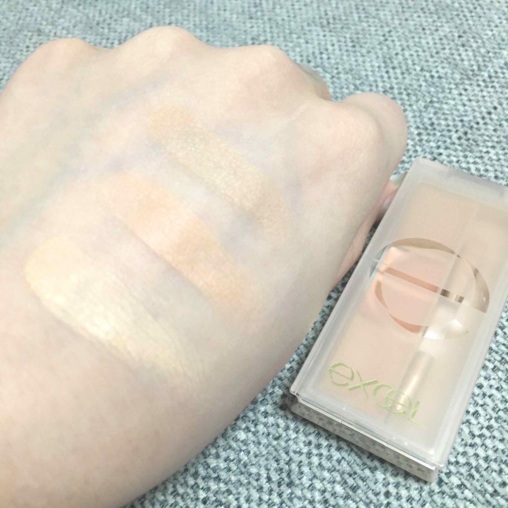 サイレントカバー コンシーラー/excel/パレットコンシーラーを使ったクチコミ(3枚目)