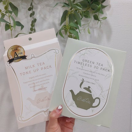 MILK TEA TONE UP PACK/Belle Qs/シートマスク・パックを使ったクチコミ(6枚目)