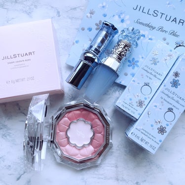 サムシングピュアブルー セント　マイリップス 01 my dearest blue ring/JILL STUART/口紅を使ったクチコミ（2枚目）