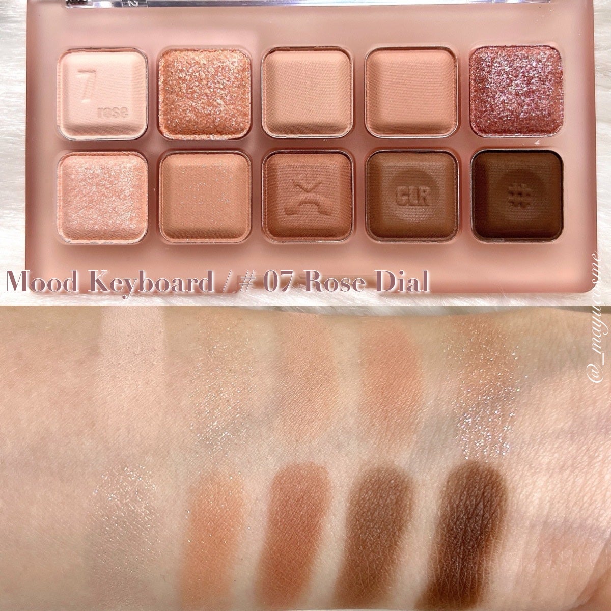ムードキーボード/lilybyred/アイシャドウパレットを使ったクチコミ(2枚目)