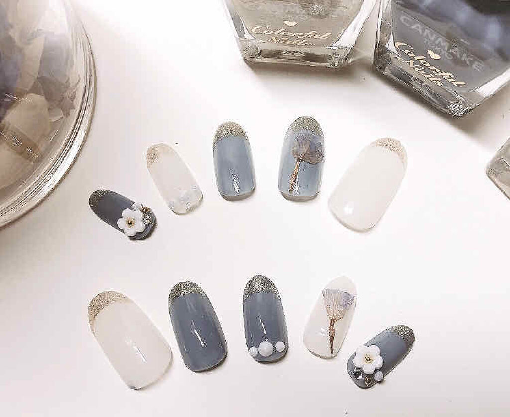 ネイルパーツ/セリア/ネイルチップ・パーツを使ったクチコミ（2枚目）