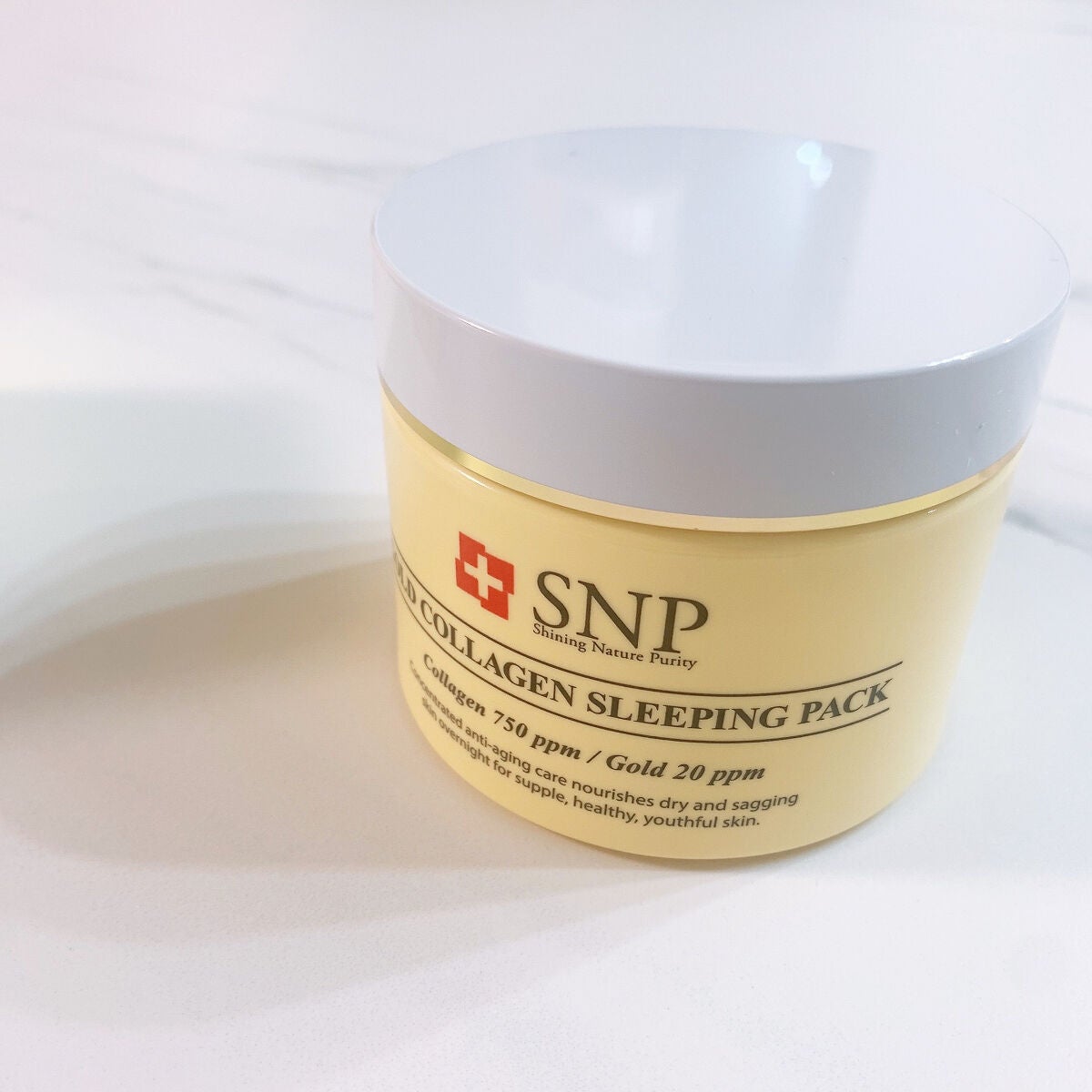 SNP ゴールド コラーゲン スリーピング パック/SNP/シートマスク・パックを使ったクチコミ(2枚目)