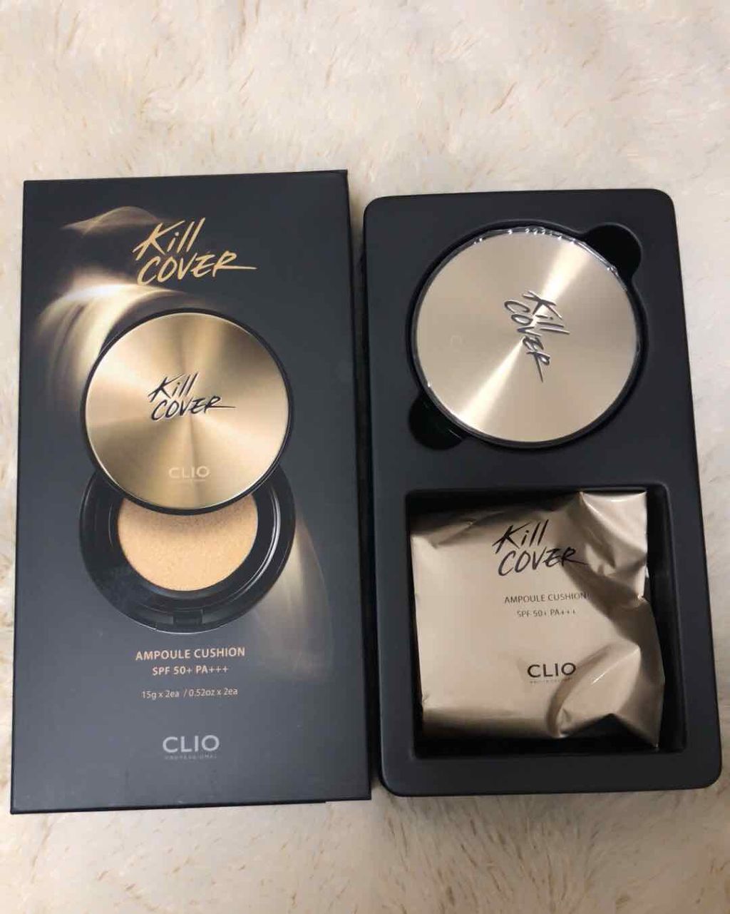 キル カバー ファンウェア クッション エックスピー/CLIO/クッションファンデーションを使ったクチコミ（1枚目）