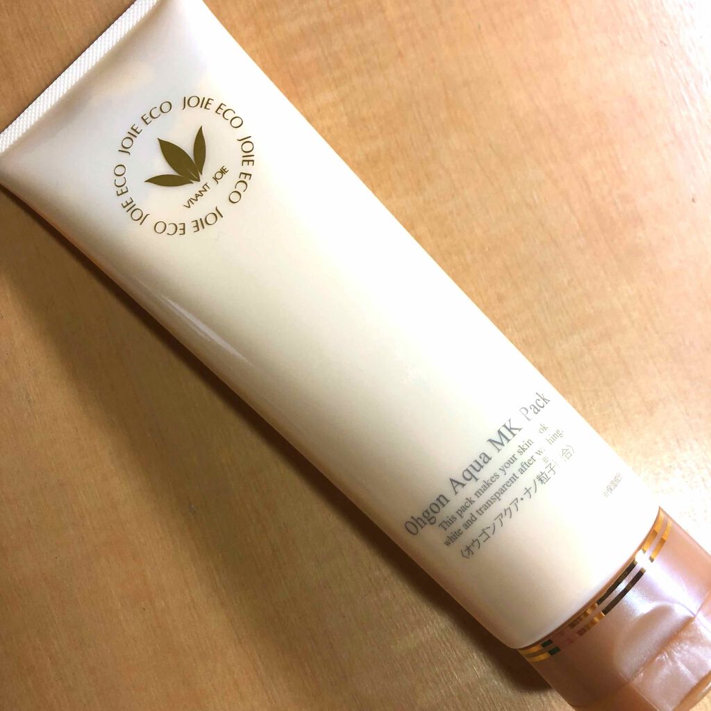 オウゴンアクアMKパック/JOIEECO/洗い流すパック・マスクを使ったクチコミ(1枚目)