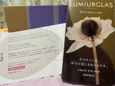 スキルレスライナー/LUMIURGLAS/リキッドアイライナーを使ったクチコミ（1枚目）