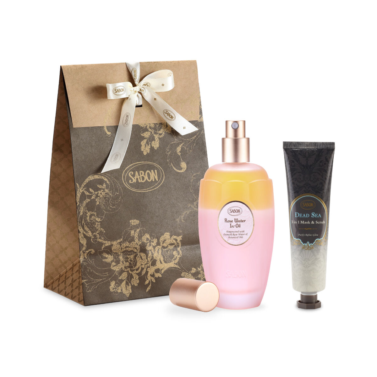 SABON スクラブマスク&ミストキット ローズ