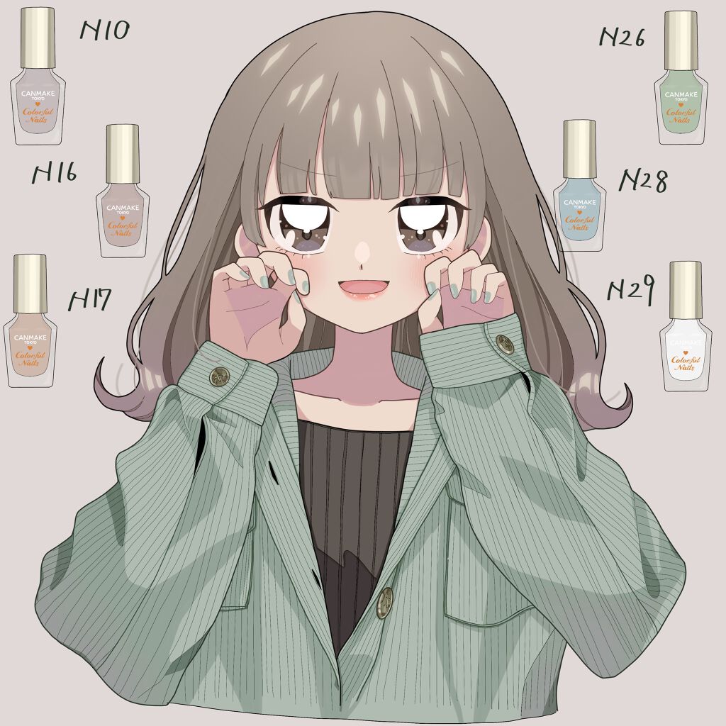 カラフルネイルズ/キャンメイク/マニキュアを使ったクチコミ(2枚目)