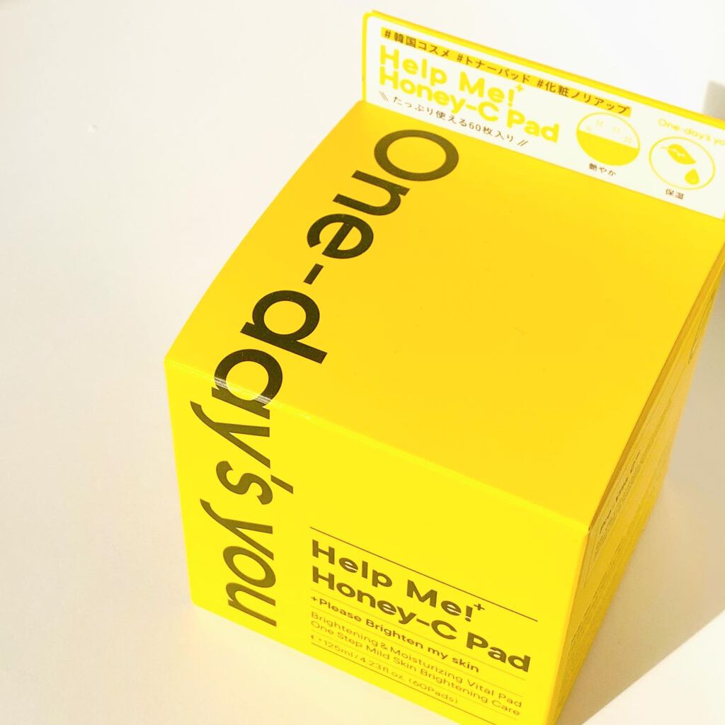 ヘルプミー! ハニーCパッド/One-day's you/トナーパッドを使ったクチコミ(1枚目)