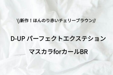 パーフェクトエクステンション マスカラ for カール/D-UP/マスカラを使ったクチコミ（1枚目）