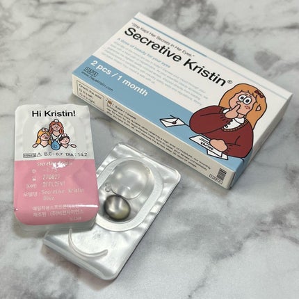 Secretive Kristen/Hapa kristin/カラーコンタクトレンズを使ったクチコミ(2枚目)