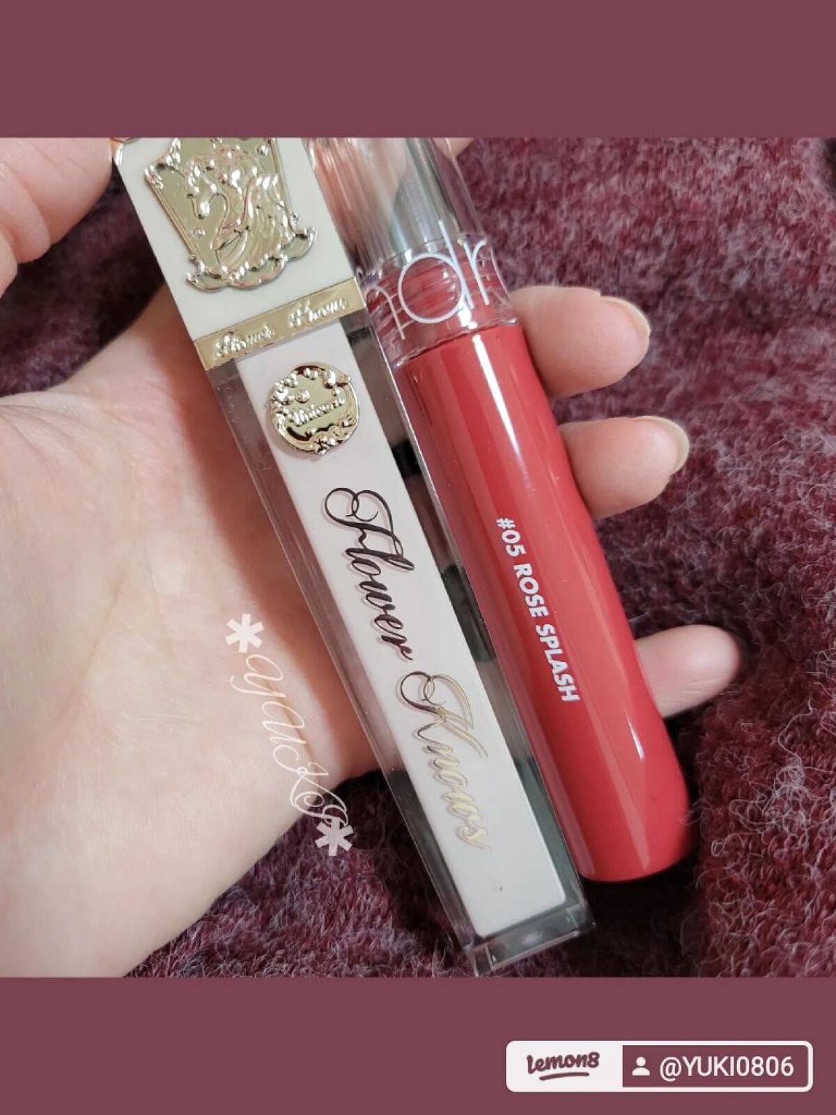 クリスタルユニコーンシリーズリップグロス/FlowerKnows/リップグロスを使ったクチコミ（2枚目）