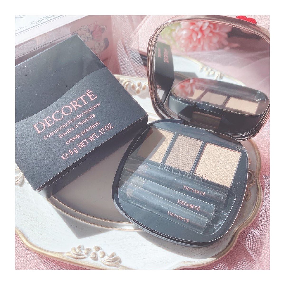 コントゥアリング パウダーアイブロウ/DECORTÉ/パウダーアイブロウを使ったクチコミ(2枚目)