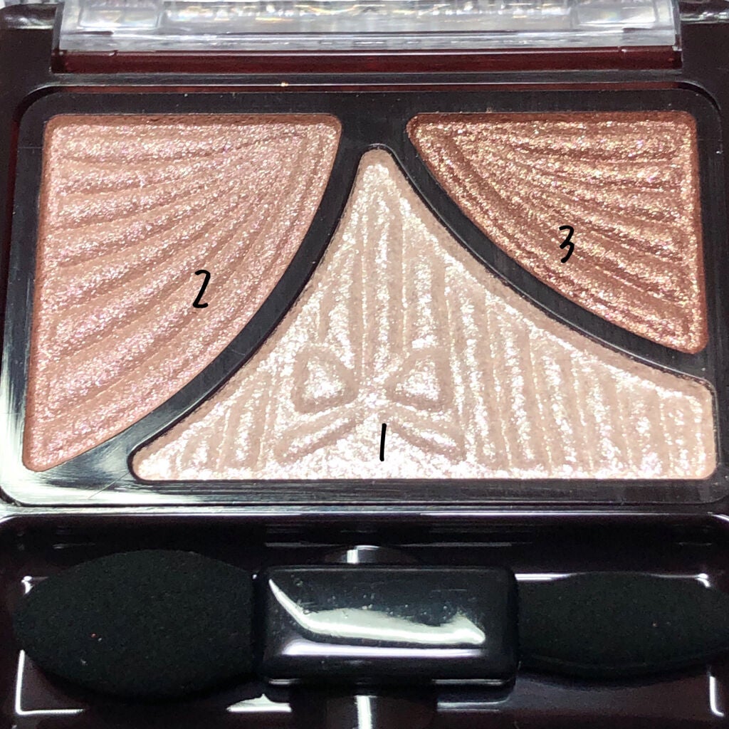 ジューシーピュアアイズ/キャンメイク/アイシャドウパレットを使ったクチコミ(2枚目)