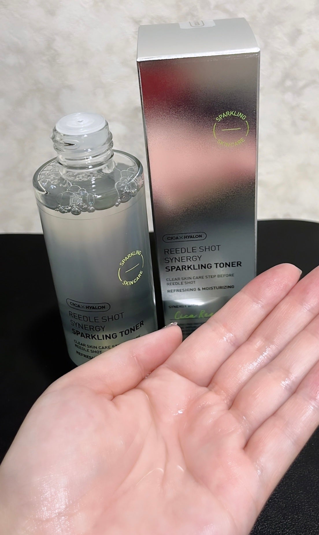 リードルショットシナジースパークリングトナー/VT/化粧水を使ったクチコミ(4枚目)