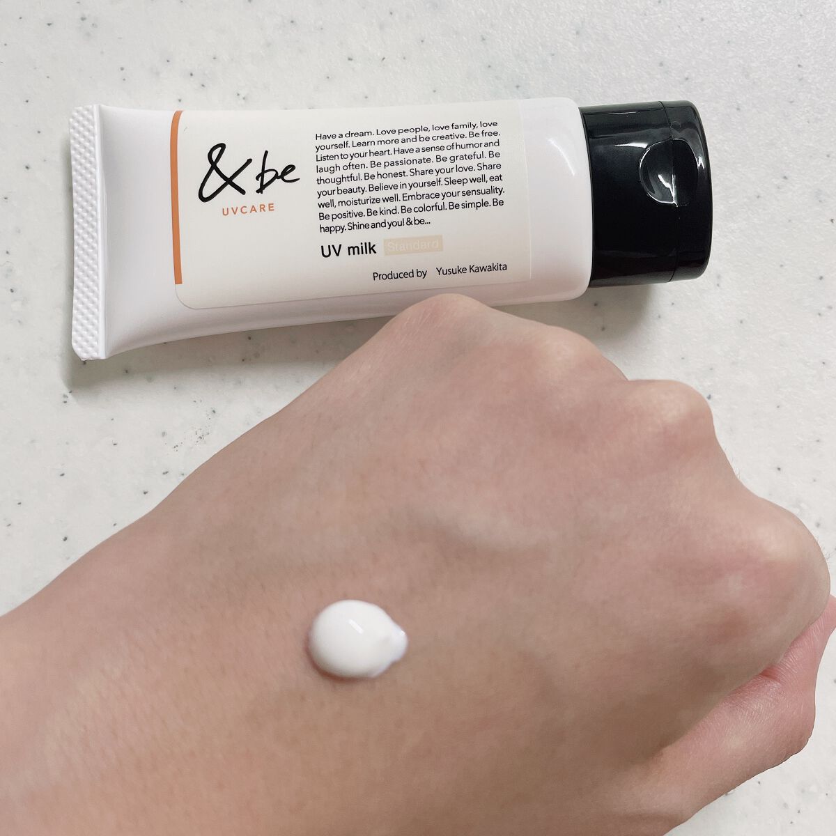 &be UVミルク/＆be/日焼け止めミルクを使ったクチコミ（1枚目）