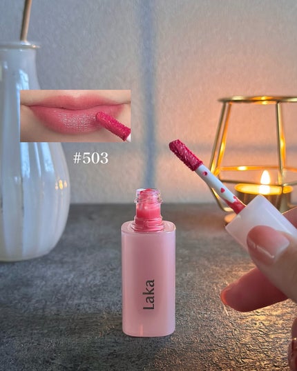 ポッピングバルーンティント/Laka/リップティントを使ったクチコミ(5枚目)