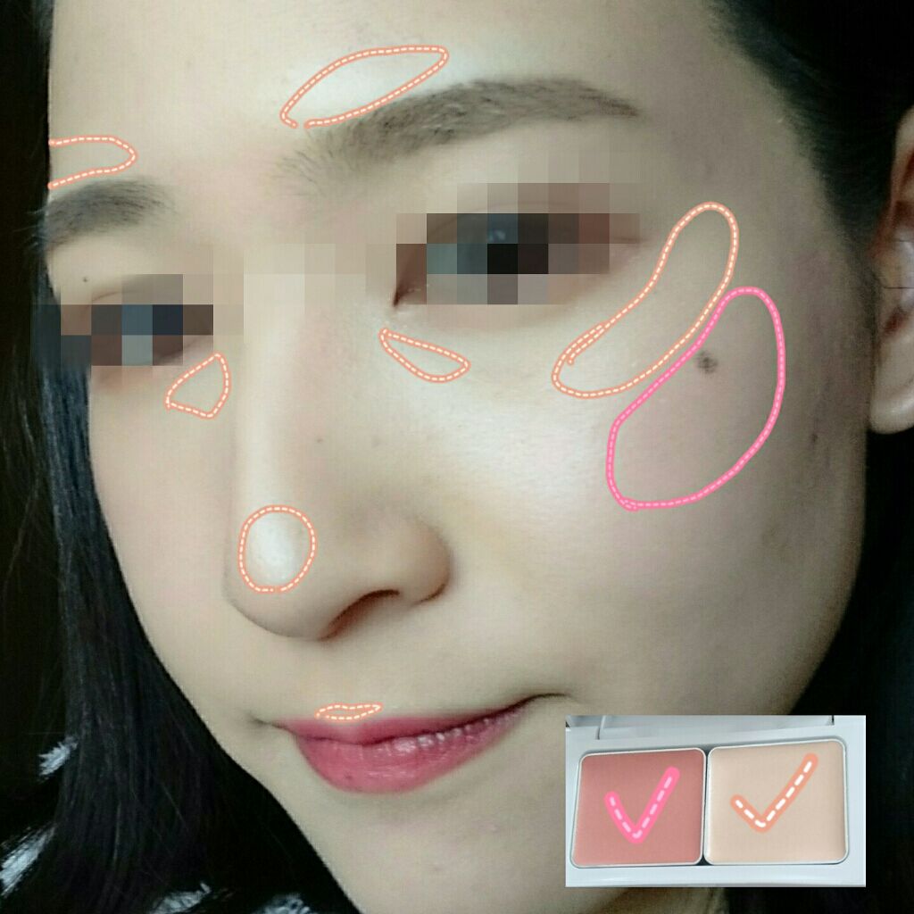 グロウスキンコンパクト/オルビス/パウダーチークを使ったクチコミ(3枚目)