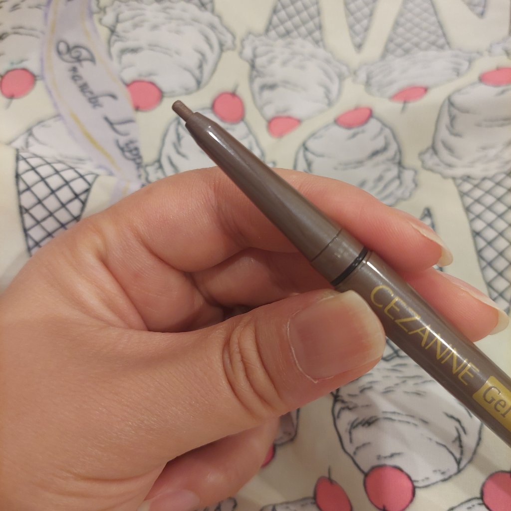 ジェルアイライナー/CEZANNE/ジェルアイライナーを使ったクチコミ（2枚目）