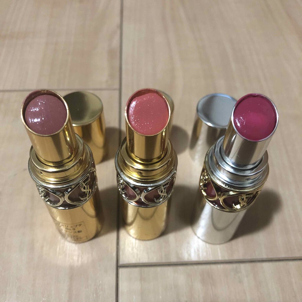 ルージュ ヴォリュプテ シャイン/YVES SAINT LAURENT BEAUTE/口紅を使ったクチコミ（2枚目）
