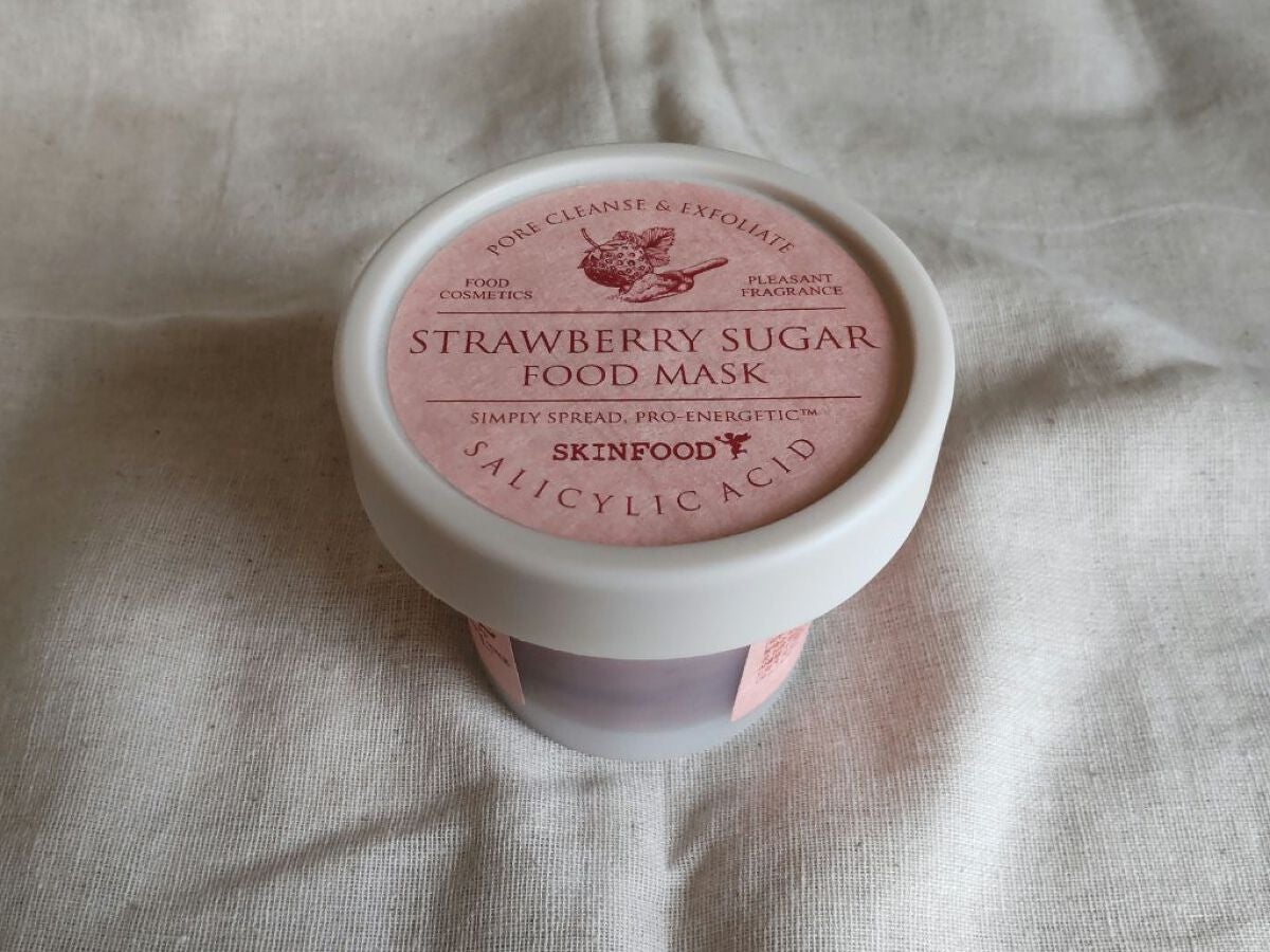 ストロベリーシュガー フードマスク/SKINFOOD/洗い流すパック・マスクを使ったクチコミ(2枚目)