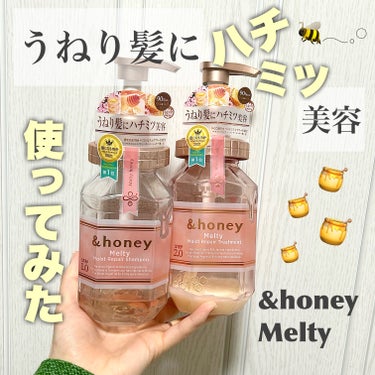 &honey Melty モイストリペア シャンプー1.0／モイストリペア ヘアトリートメント2.0/&honey/シャンプー・コンディショナーを使ったクチコミ（1枚目）